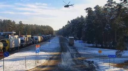 Украинский военный вертолёт нарушил границу Белоруссии