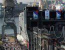 Корпус первого российского "Мистраля" будет спущен на воду во Франции на верфи Сан-Назер Корпус первого российского "Мистраля" будет спущен на воду во Франции на верфи Сан-Назер