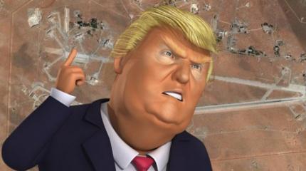Топорами по авиабазе или Трамп в посудной лавке Топорами по авиабазе или Трамп в посудной лавке