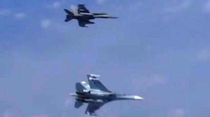 «На борту Шойгу паника»: Украинцы прогнулись под НАТО в «схватке» F-18 и Су-27