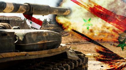 Сирийская мотопехота засняла танковый штурм в Алеппо Сирийская мотопехота засняла танковый штурм в Алеппо