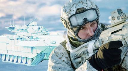 Арктическая БМП "Рыцарь" весит всего 20 тонн Арктическая БМП "Рыцарь" весит всего 20 тонн