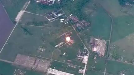 "Донбасский партизан": В результате удара ВКС повреждены Су-24М и Су-27 ВСУ
