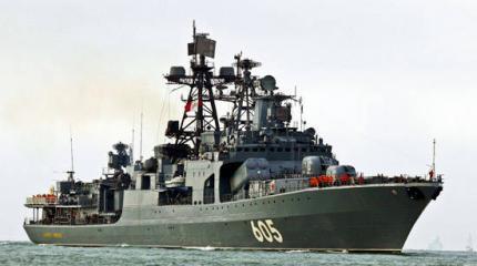 Корабли Северного флота вернулись из похода в Арктику Корабли Северного флота вернулись из похода в Арктику