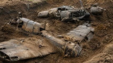 «Последний яростный бой»: под Ростовом нашли братскую могилу двух самолётов
