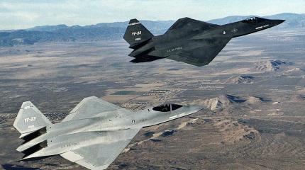 Проект F-23: Почему «Чёрная вдова» и «Серый призрак» уступили «Раптору» Проект F-23: Почему «Чёрная вдова» и «Серый призрак» уступили «Раптору»