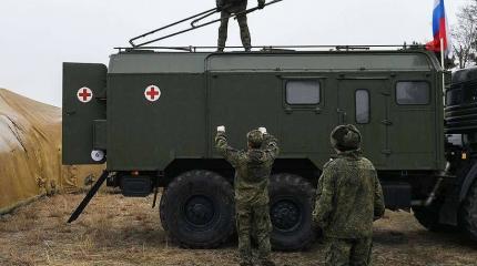 Российские военные медики начали в Карабахе прием пациентов