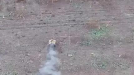 Роботизированный "Курьер" выдержал 12 подрывов, переезжая минное поле