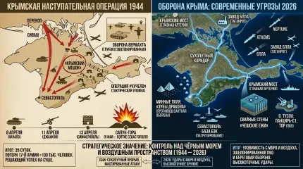 Десант, мины и «зубы дракона»: что изменилось в обороне Крыма за 80 лет