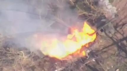 Уничтожена редкая в ВСУ словацкая колесная самоходка Zuzana 2