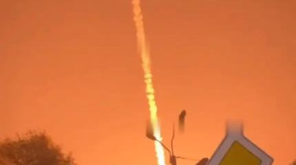 "Искандеры" падали на Киев, как метеориты, оставляя яркий огненный след