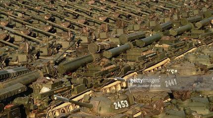 Парк хранения военной техники армии бывшей ГДР