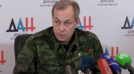 Басурин: украинские силовики за сутки потеряли самолет, вертолет, 7 танков и 163 бойца