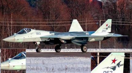 Один из бортов Су-57 используется в интересах разработки БПЛА «Охотник»