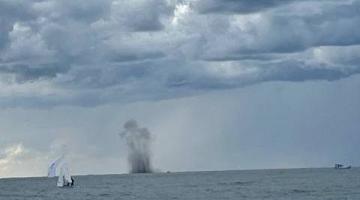 В море у Севастополя уничтожен вражеский плавающий беспилотник