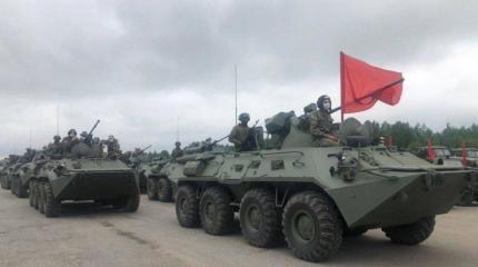 Военные из 12 стран начали репетицию парада Победы в Москве