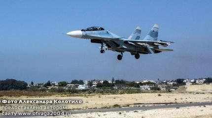 Высокоманевренный и сверхскоростной Су-30СМ в Сирии Высокоманевренный и сверхскоростной Су-30СМ в Сирии