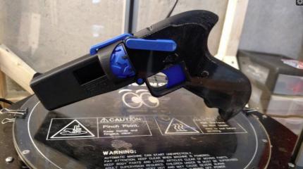 Напечатанный на ЗD-принтере револьвер Imura Pistol V2.0 Напечатанный на ЗD-принтере револьвер Imura Pistol V2.0