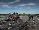 Луганские ополченцы нашли фрагменты баллистической ракеты Луганские ополченцы нашли фрагменты баллистической ракеты