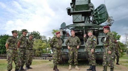 2К12 "Квадрат" румынской армии на стрельбах