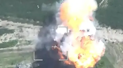Впервые показали применение БПЛА "Герань" с особо мощной боевой частью Впервые показали применение БПЛА "Герань" с особо мощной боевой частью
