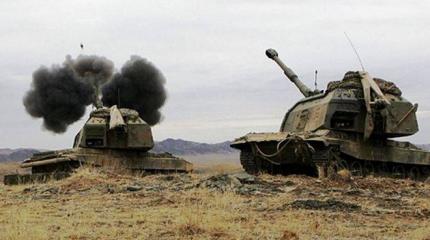Каратели расширили секторы обстрела своей артиллерии Каратели расширили секторы обстрела своей артиллерии