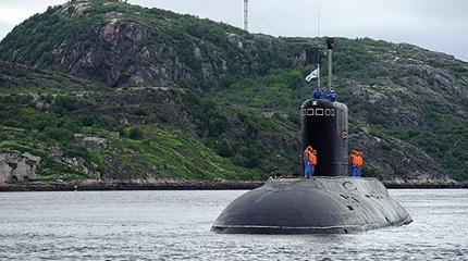 Субмарина «Калуга» вернулась на базу Северного флота