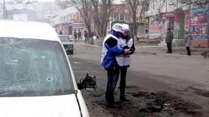 ОБСЕ заявил об обстреле поселка в ЛНР из миномета ОБСЕ заявил об обстреле поселка в ЛНР из миномета