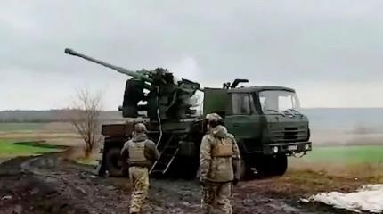 Боевики ВСУ установили 100-мм зенитку КС-19 на шасси Tatra 815 6x6 Боевики ВСУ установили 100-мм зенитку КС-19 на шасси Tatra 815 6x6