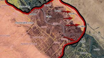 Сирийская армия наступает на левом берегу Евфрата и несет потери