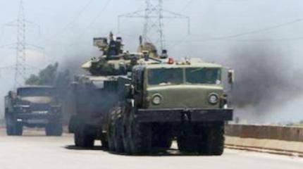 Новые " КАМАЗы " с Д-30 и Т-90 усилили мощь сирийских "Соколов"