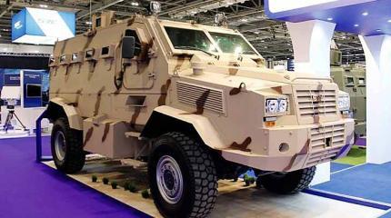 Новый бронеавтомобиль с повышенной противоминной защитой MRAP RILA 4x4