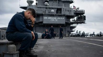 Без надежды: моряки сходят с ума на американском авианосце Abraham Lincoln