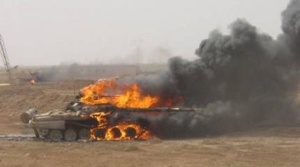 Танк ДНР уничтожен одним выстрелом Танк ДНР уничтожен одним выстрелом