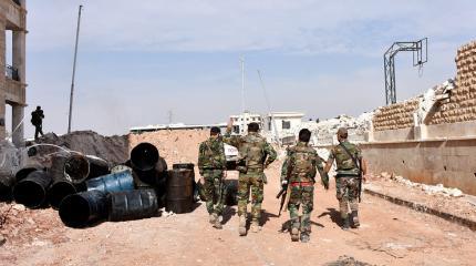 Сирийская армия обнаружила склад боевиков с отравляющими веществами Сирийская армия обнаружила склад боевиков с отравляющими веществами