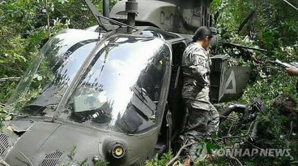 Американский военный вертолет разбился в Южной Корее Американский военный вертолет разбился в Южной Корее