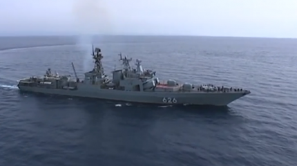 Иностранные журналисты побывали на русском боевом корабле Иностранные журналисты побывали на русском боевом корабле