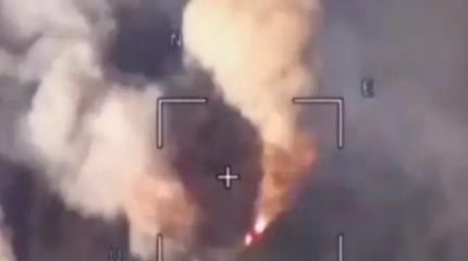 "Искандер-М" превратил HIMARS в груду расплавленного металла