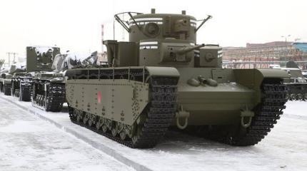Уральские металлурги воссоздали танк Т-35