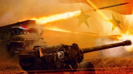 Реактивная артиллерия Асада разнесла танковый конвой боевиков Реактивная артиллерия Асада разнесла танковый конвой боевиков