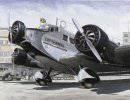 Немецкий транспортный самолёт Ju-52 Немецкий транспортный самолёт Ju-52