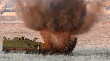 Боевой экзамен сдают роботы Боевой экзамен сдают роботы