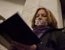 В московском метро прошла акция "Мой голос украли" В московском метро прошла акция "Мой голос украли"