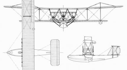 Проект противолодочной летающей лодки Phoenix P.6 Pulex. Великобритания Проект противолодочной летающей лодки Phoenix P.6 Pulex. Великобритания