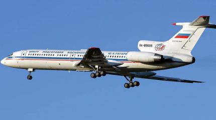 Российский Ту-154 в небе над Америкой Российский Ту-154 в небе над Америкой