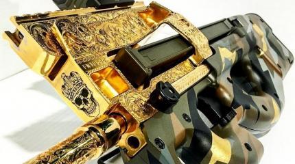 Тюнинг FN PS90 для истинных наркобаронов и диктаторов Тюнинг FN PS90 для истинных наркобаронов и диктаторов
