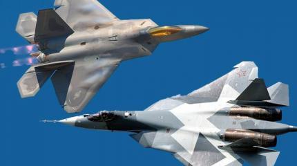 В NI сравнили истребители F-22 и Су-57