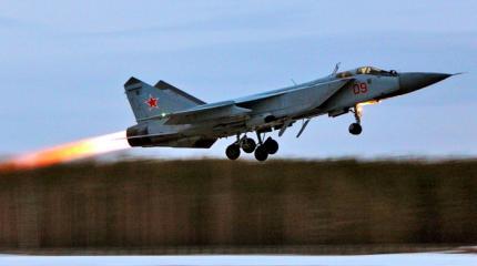 В России разбился истребитель-перехватчик МиГ-31 В России разбился истребитель-перехватчик МиГ-31