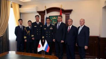 Военная делегация Японии прибыла в Россию