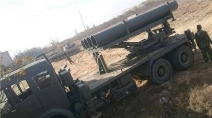 Оригинальная разработка сирийских лоялистов — РСЗО на базе «Садко» Оригинальная разработка сирийских лоялистов — РСЗО на базе «Садко»